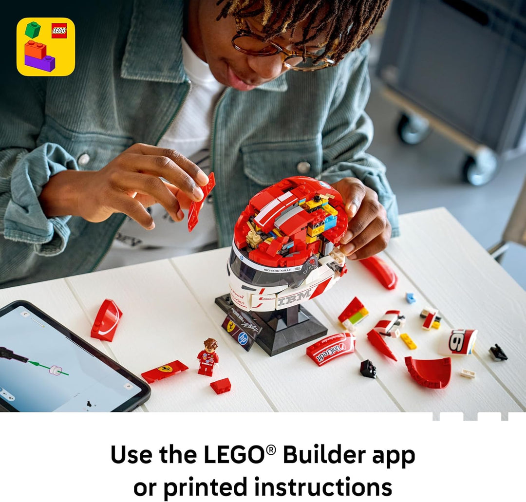 LEGO Editions Scuderia Ferrari HP Charles Leclerc Casco \u2013 Jueg...