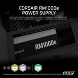 CORSAIR RM1000e (2025) Fuente de alimentación ATX completamente mod...