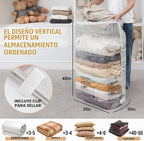 TAILI Paquete de 4 bolsas de almacenamiento al vacío, cubo jumbo (31 x 40 x