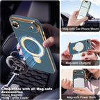 Carcasa para iPhone 17 Air con soporte de 6.1 pulgadas, color gris