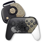 Controlador Pro Inalámbrico YKASEK para Switch con Estuche de Transporte, Gamepad Remoto compatible con Switch, NFC/Vibración Dual/Captura de Pantalla/Función de Activación, Negro/Blanco