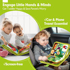hahaland Libro ocupado para niños pequeños de 1 a 3 años - Montessori Toys, Granja