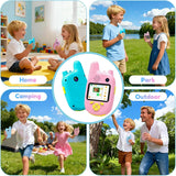 Walkie Talkies de video para niños con cámaras duales
