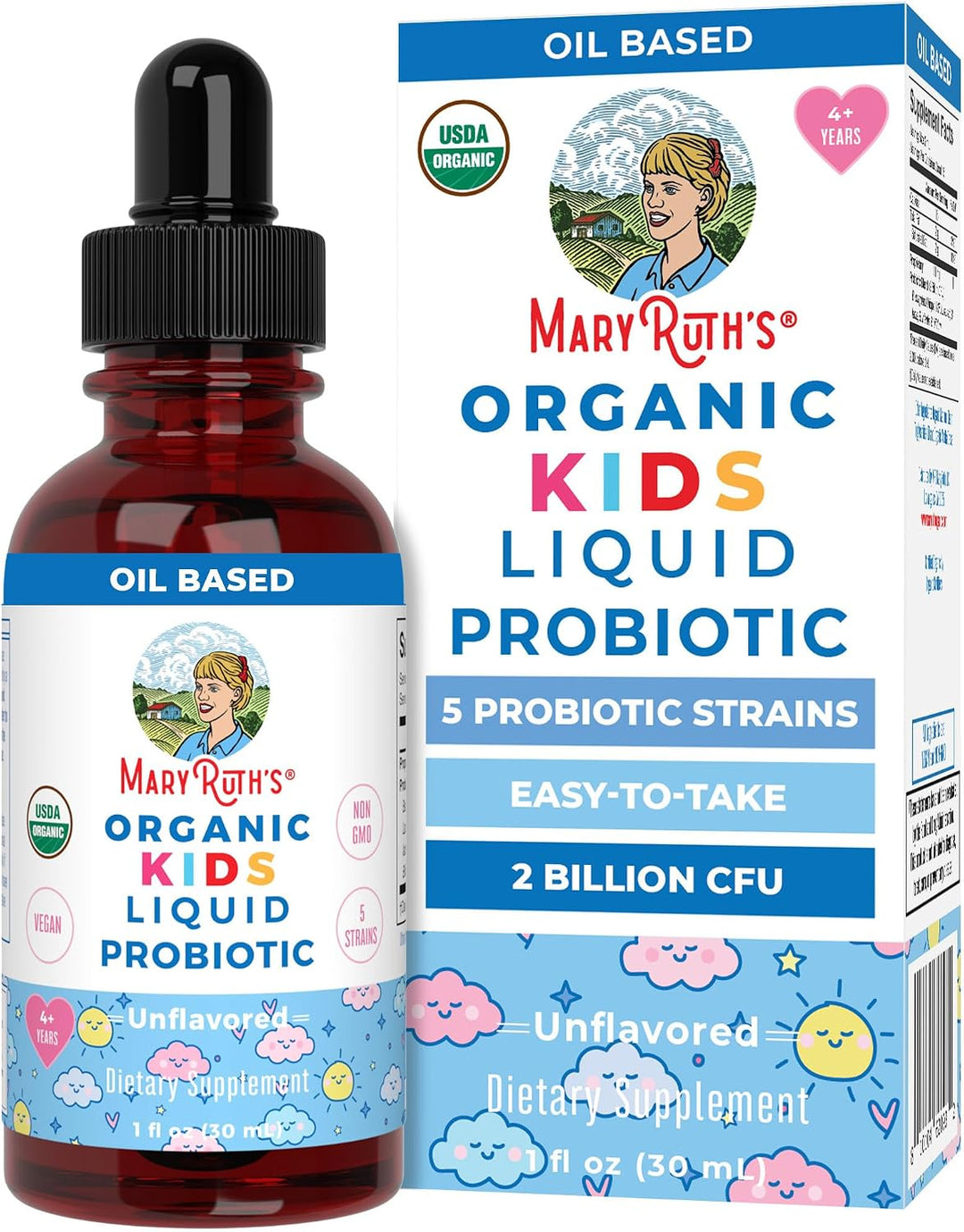 MaryRuth Organics Gotas líquidas probióticas para niños | Probiótic...