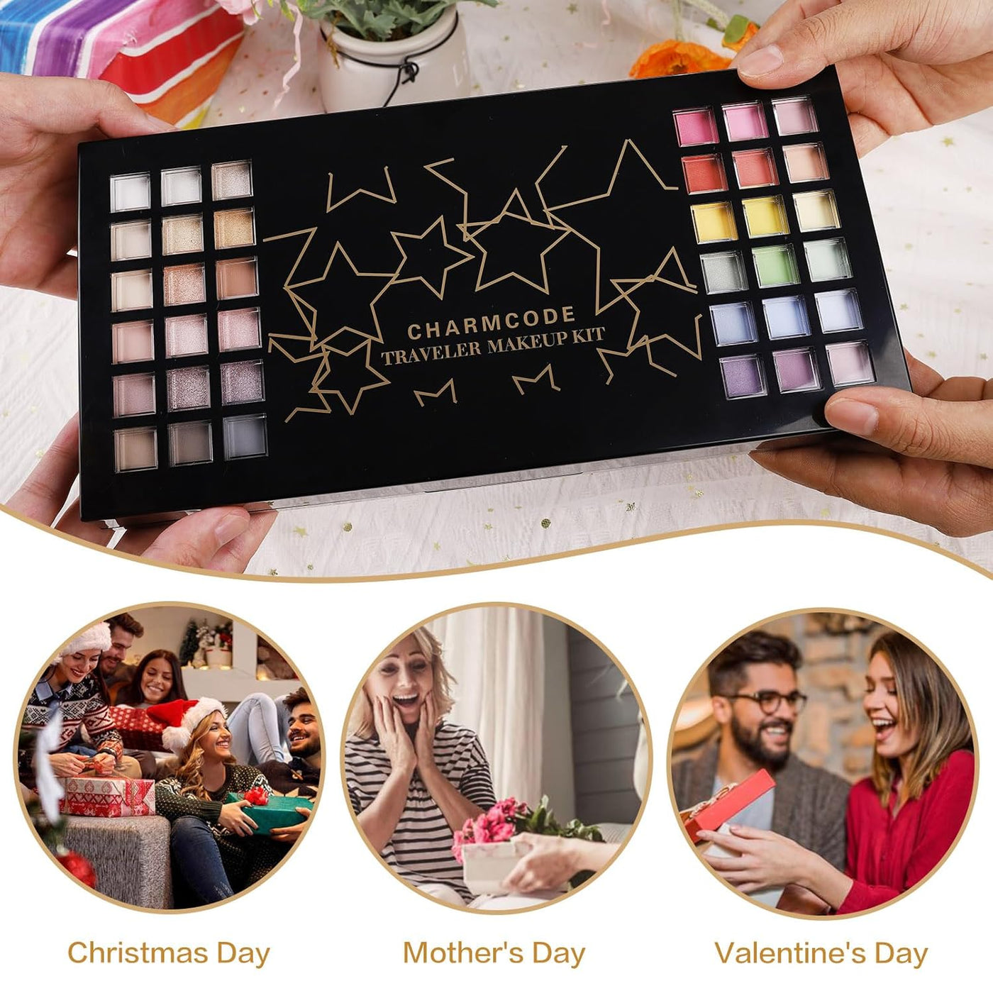 CHARMCODE Kit de maquillaje todo en uno, kit de maquillaje para muj...
