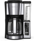 Cafetera Ninja Fresh Brew, Jarra de vidrio para 12 tazas, Acero inoxidable, CE251