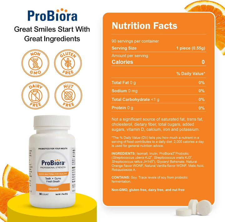 ProBiora Professional Strength Probióticos orales para dientes y en...