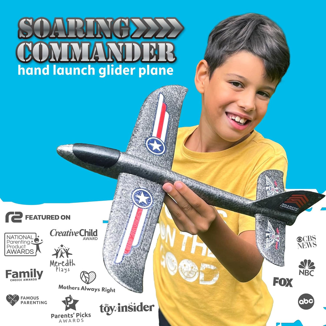 Juguete de avión para niños, paquete de 3 aviones de espuma seguros...