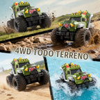 3-en-1 Amphibious Remote Control Car, RC Boat, Water Gun
