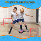 Balón de fútbol LED Hover, juego de fútbol flotante con 2 porterías, juego de fútbol interior para niños y niñas, regalos de cumpleaños para niños pequeños, juguetes regalos para edades de 3 a 12 años