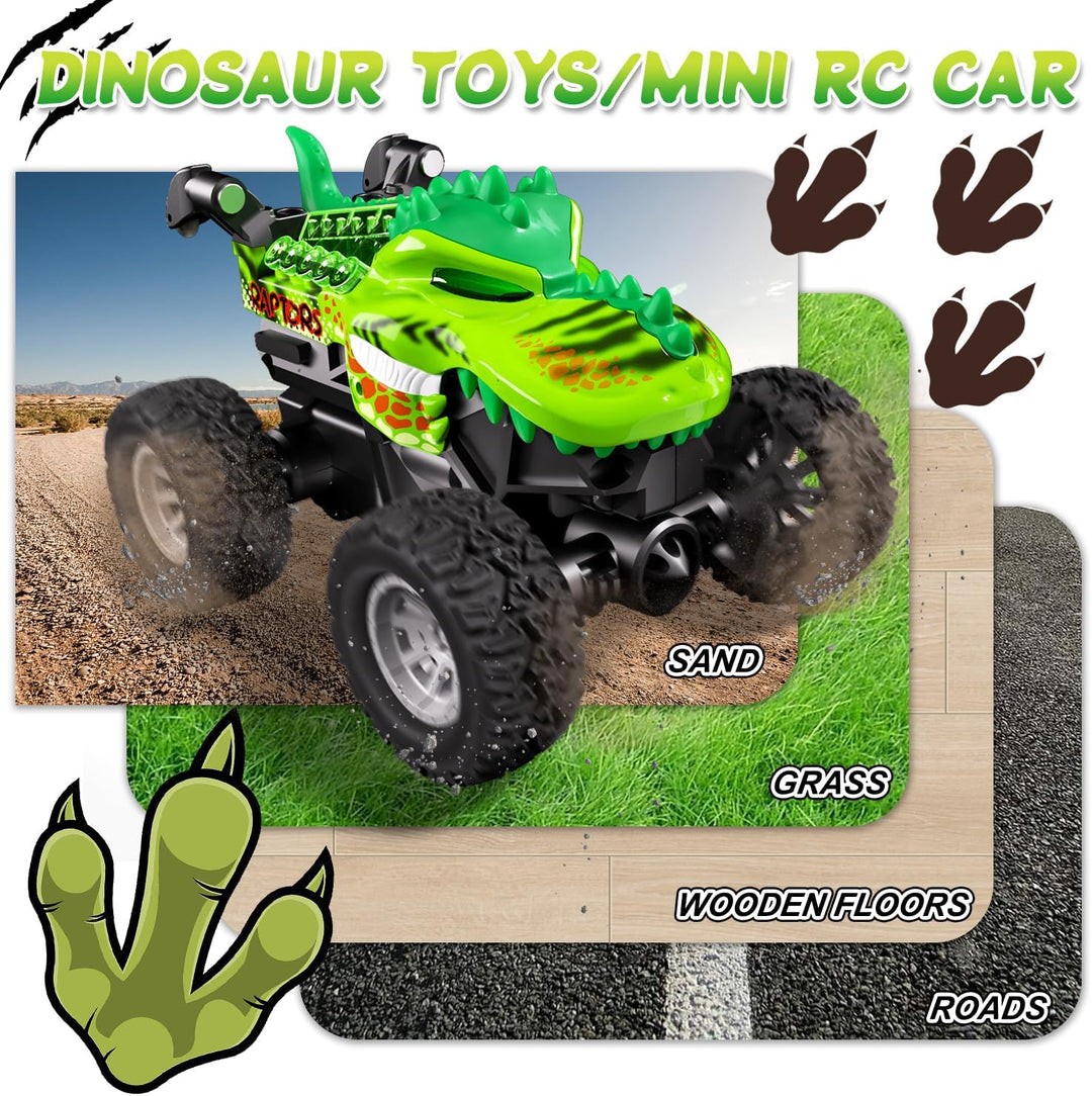 Juguetes Monster Trucks, auto de control remoto de 2.4 GHz para niñ...