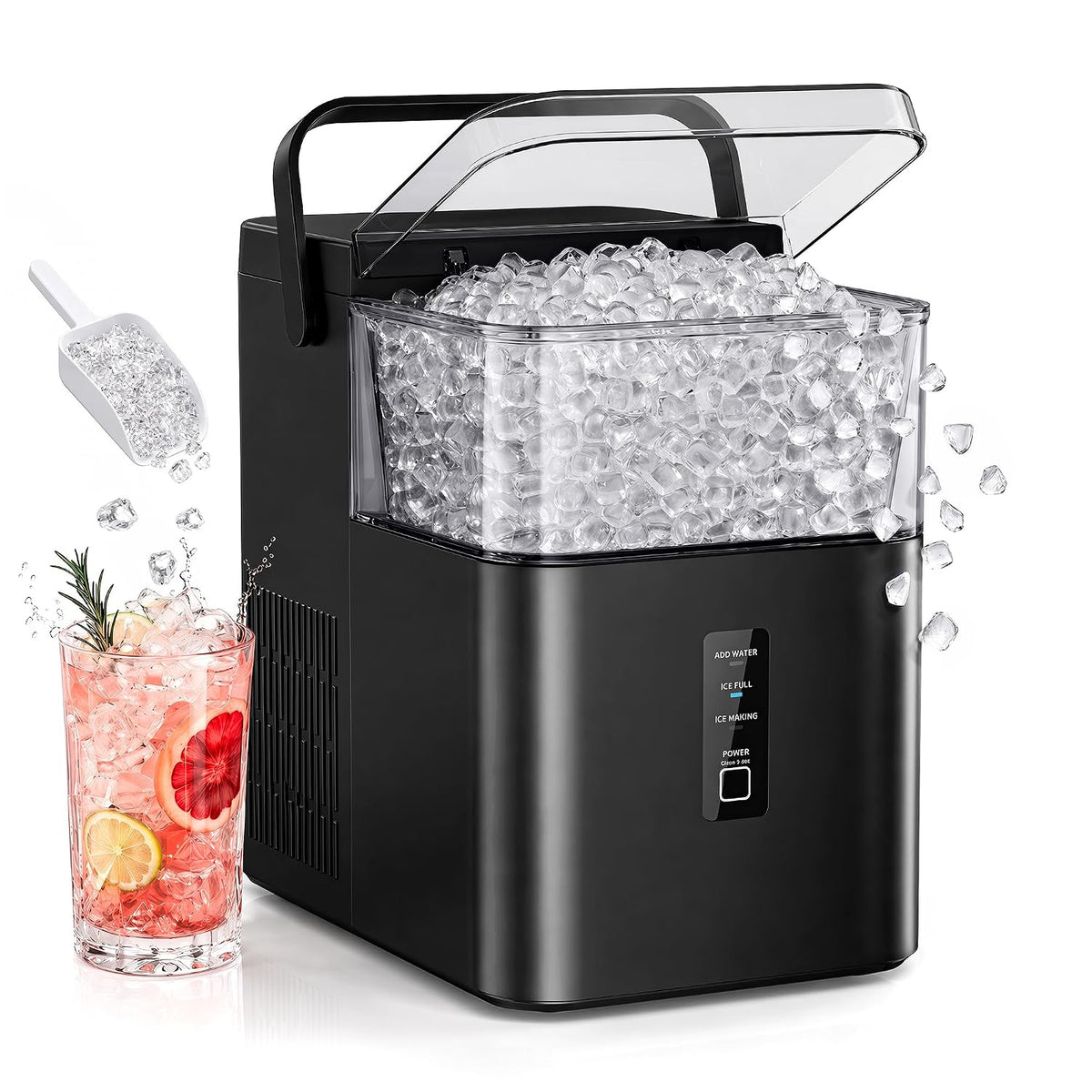 Encimera del fabricante de hielo de pepitas 38 lbs/hielo