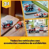 LEGO Creator 31146 - Camión de cama plana 3 en 1 con