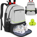 Ytonet Mochila de tenis para mujeres y hombres, 2 raquetas