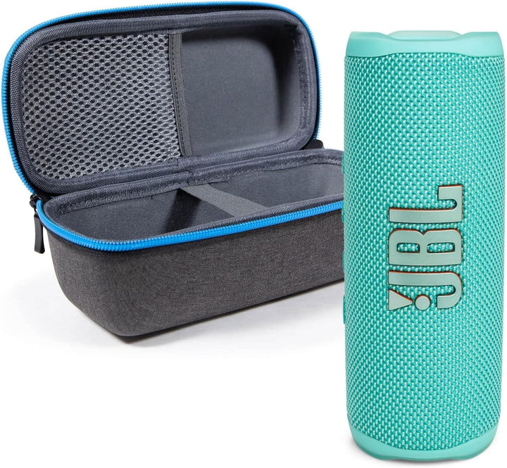JBL Flip 6 (verde azulado) + Paquete con divvi! Estuche protector d...