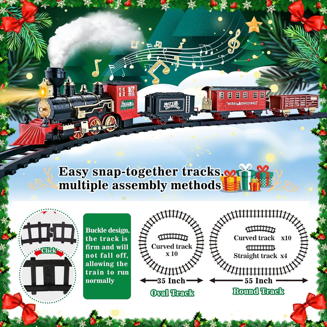 Gloween Juegos de tren de Navidad para debajo del árbol