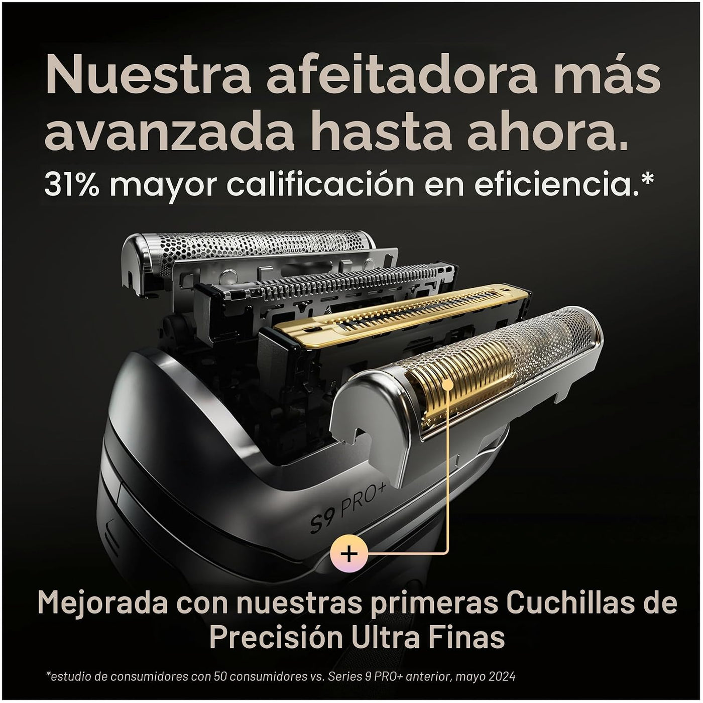 Braun Series 9 PRO+ - Afeitadora eléctrica para hombres, maquinilla...