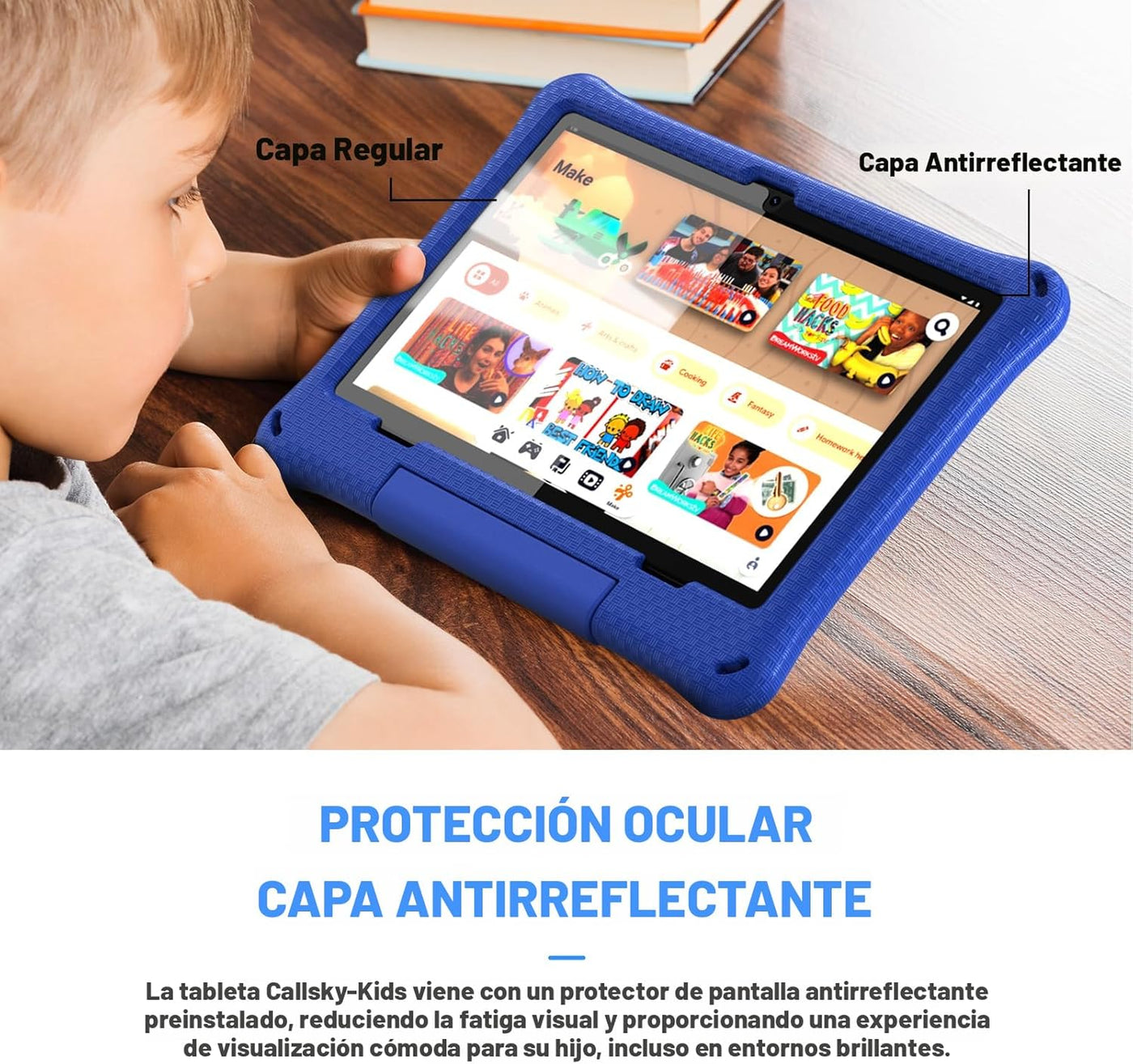 Tableta para niños: Tablet Android 15 de 10 pulgadas para niños, ba...