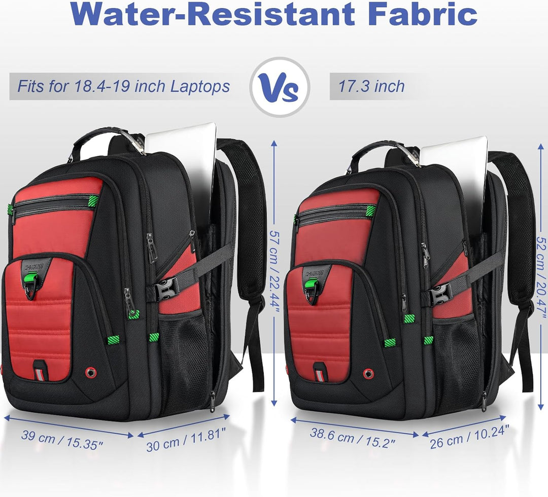 Z-MGKISS - Mochila extra grande para portátil de 18.4-19 pulgadas,...