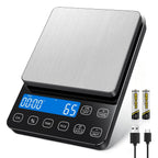 Báscula digital de la comida de la cocina, 22lb/10kg, 0.004 oz alta