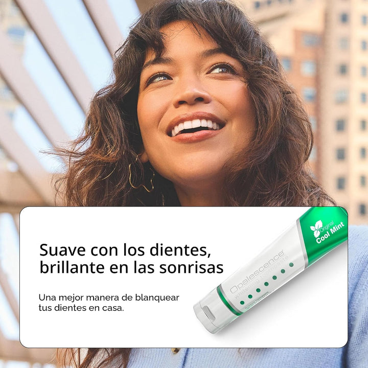Opalescent - Pasta dental blanqueadora original, 4.7 onzas, menta,...
