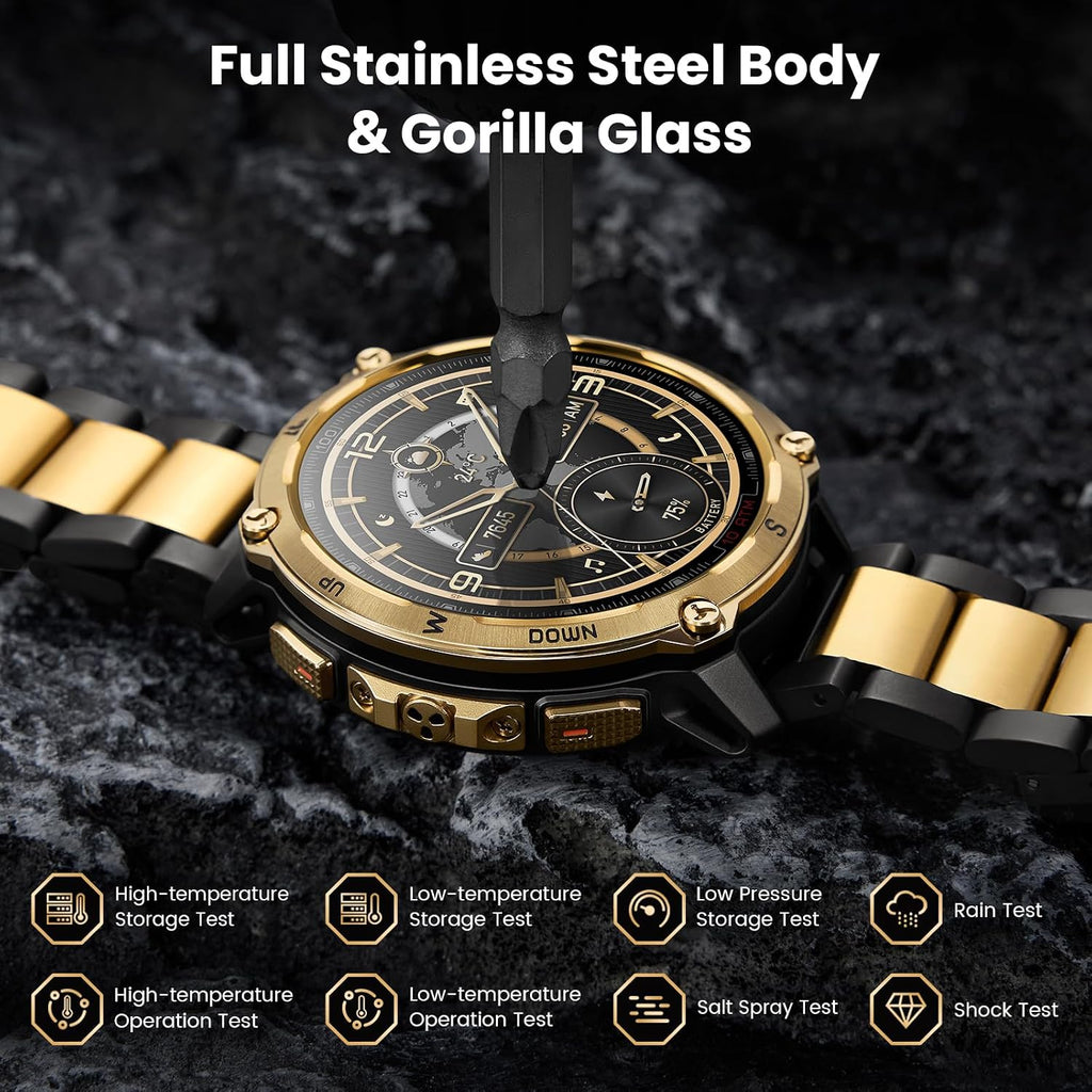 KOSPET Reloj inteligente Tank T4 Special Edition, GPS de doble banda, mapas