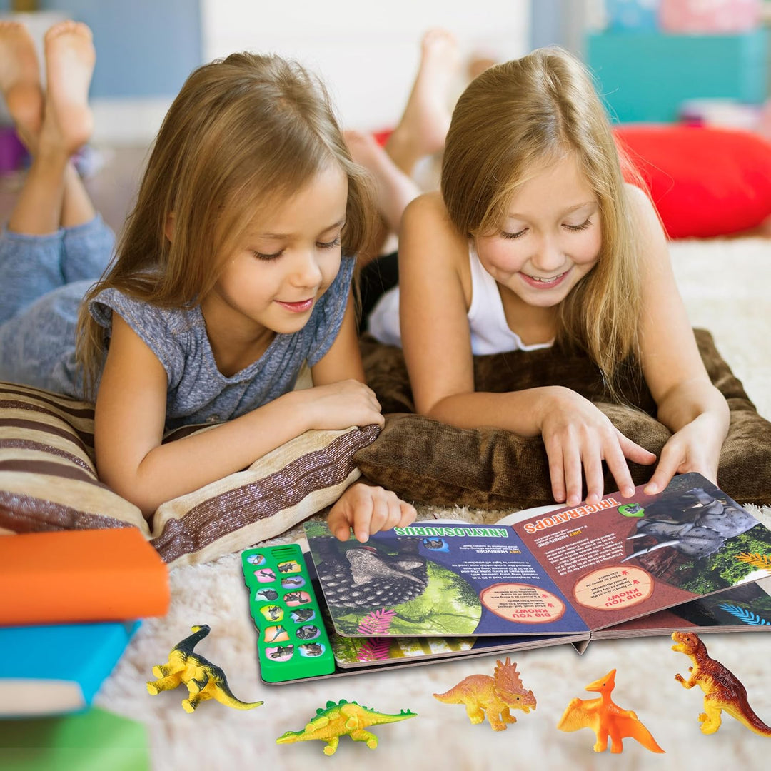 Juguetes de dinosaurio libro de sonido de dinosaurio con