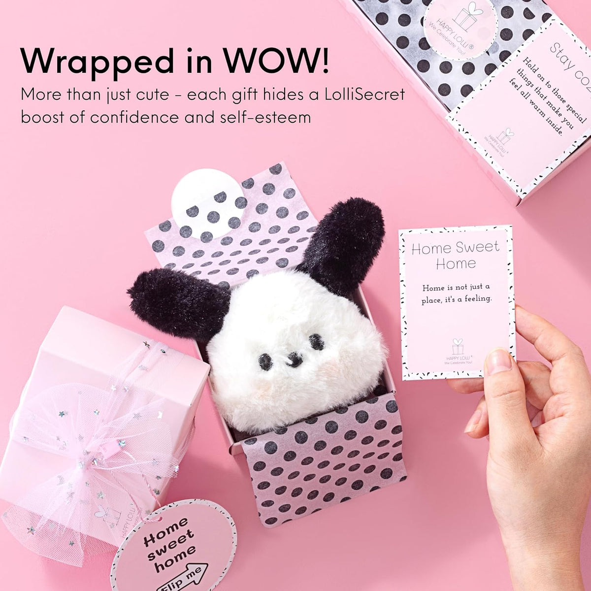 LolliBox Birthday Gift Set para niñasTween y adolescentes de 8–15 años, lista para regalar, 8 regalos envueltos individualmente