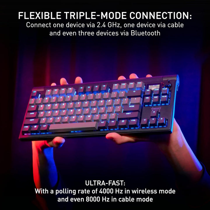 CHERRY XTRFY MX 8.3 TKL Wireless, Tenkeyless Mechanical Gaming Keyb...