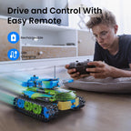 Sillbird Kit de construcción de automóviles robot con control remoto STEM, Verde