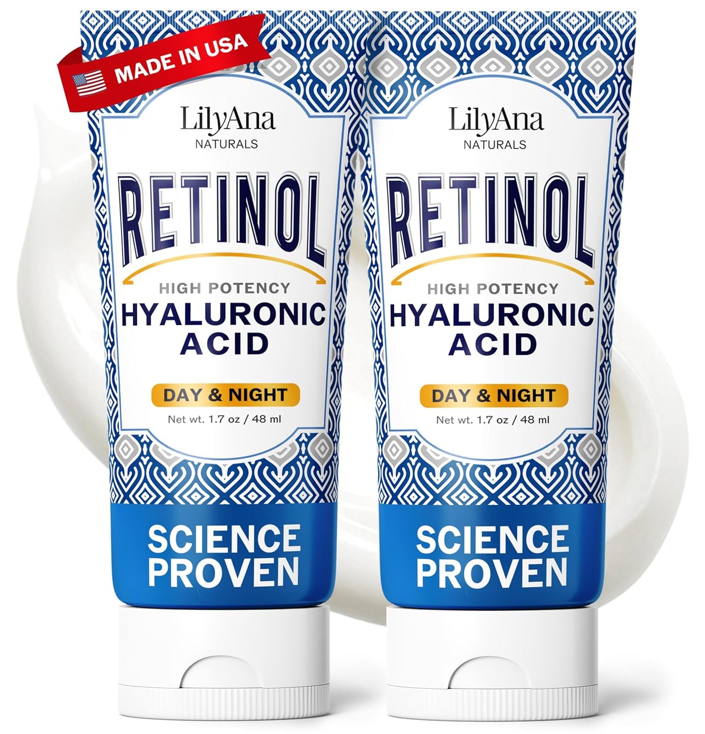 LilyAna Naturals Crema de retinol - Hidratante antienvejecimiento p...
