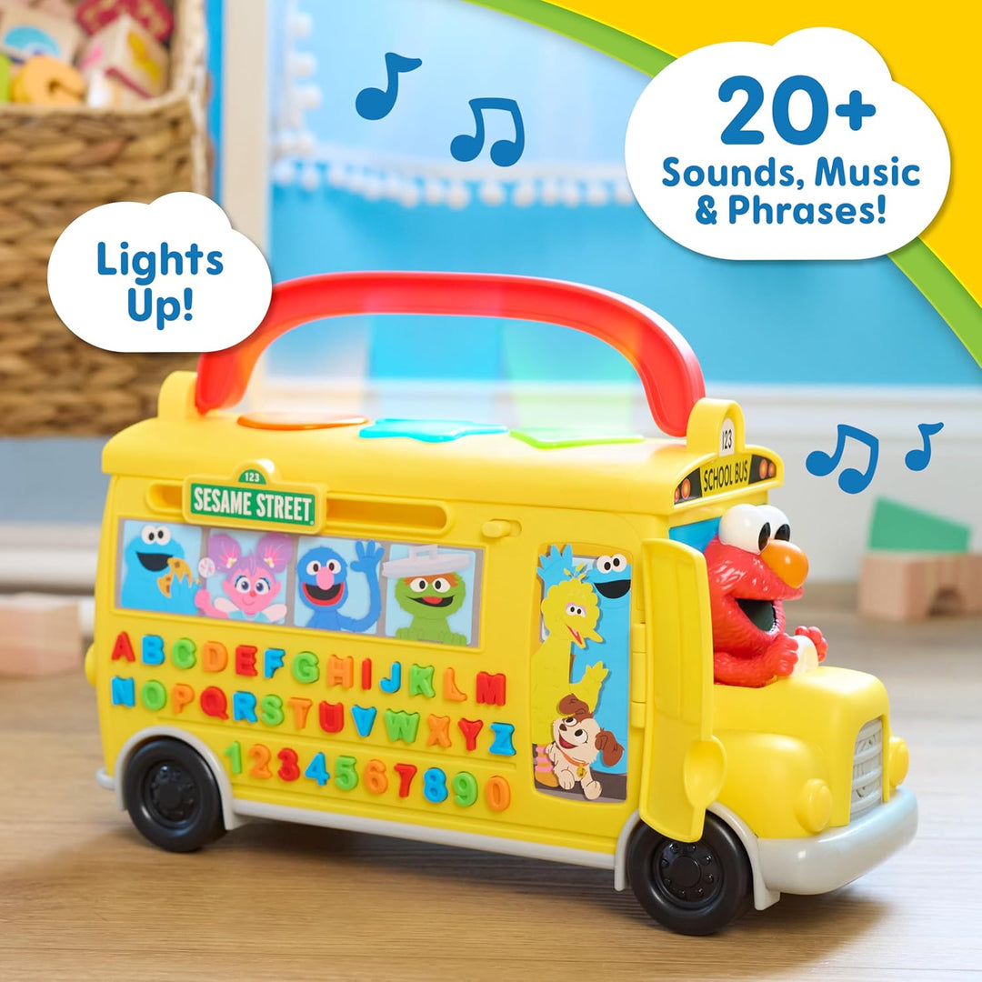 Just Play Sesame Street Elmos Learn Go - Autobús escolar
