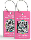 Etiquetas de equipaje inteligentes | Etiqueta de equipaje con código QR de