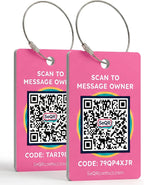 Etiquetas de equipaje inteligentes | Etiqueta de equipaje con código QR de