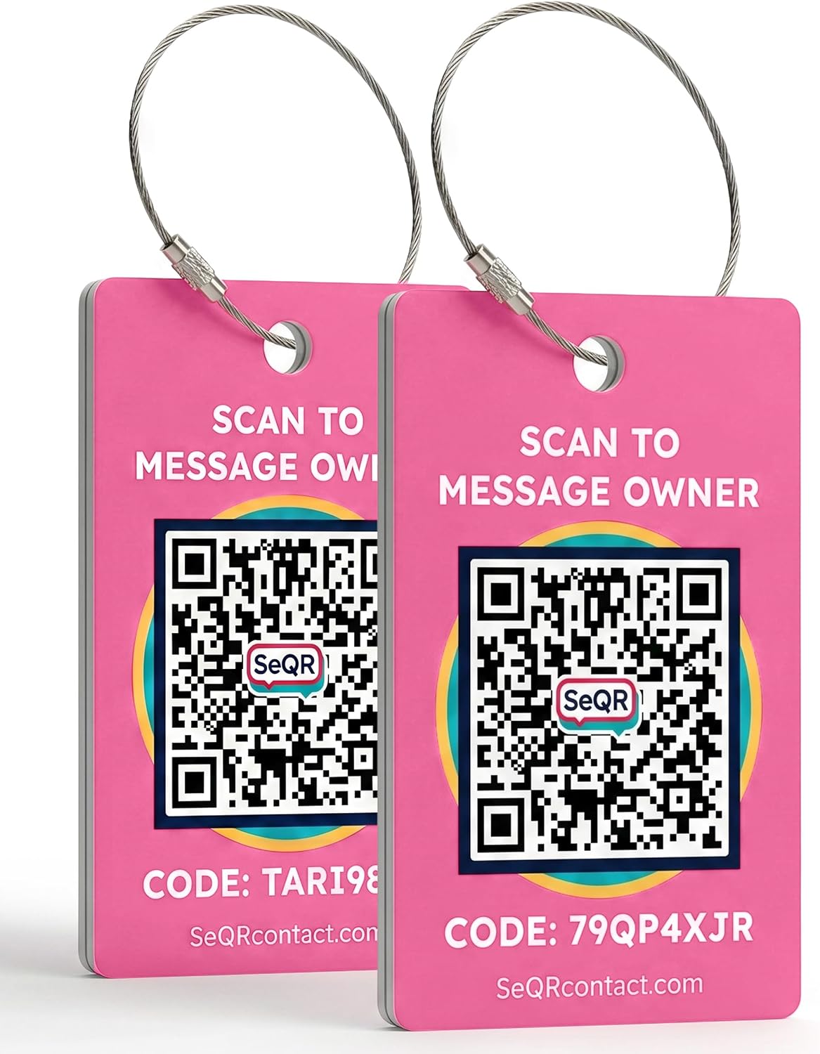 Etiquetas de equipaje inteligentes | Etiqueta de equipaje con código QR de
