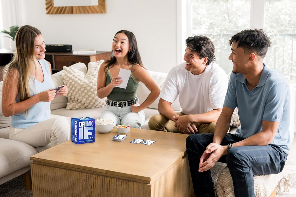 Drink IF… Juego para beber para adultos para fiestas + expansión After Dark | Divertido juego de cartas para romper el hielo y estimular conversaciones entre amigos y grupos | Ideal para noches de juego y juegos previos | Regalo divertido para adultos