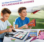 Doctor Jupiter Kit de lanzador de aviones de papel para niños a partir de 6