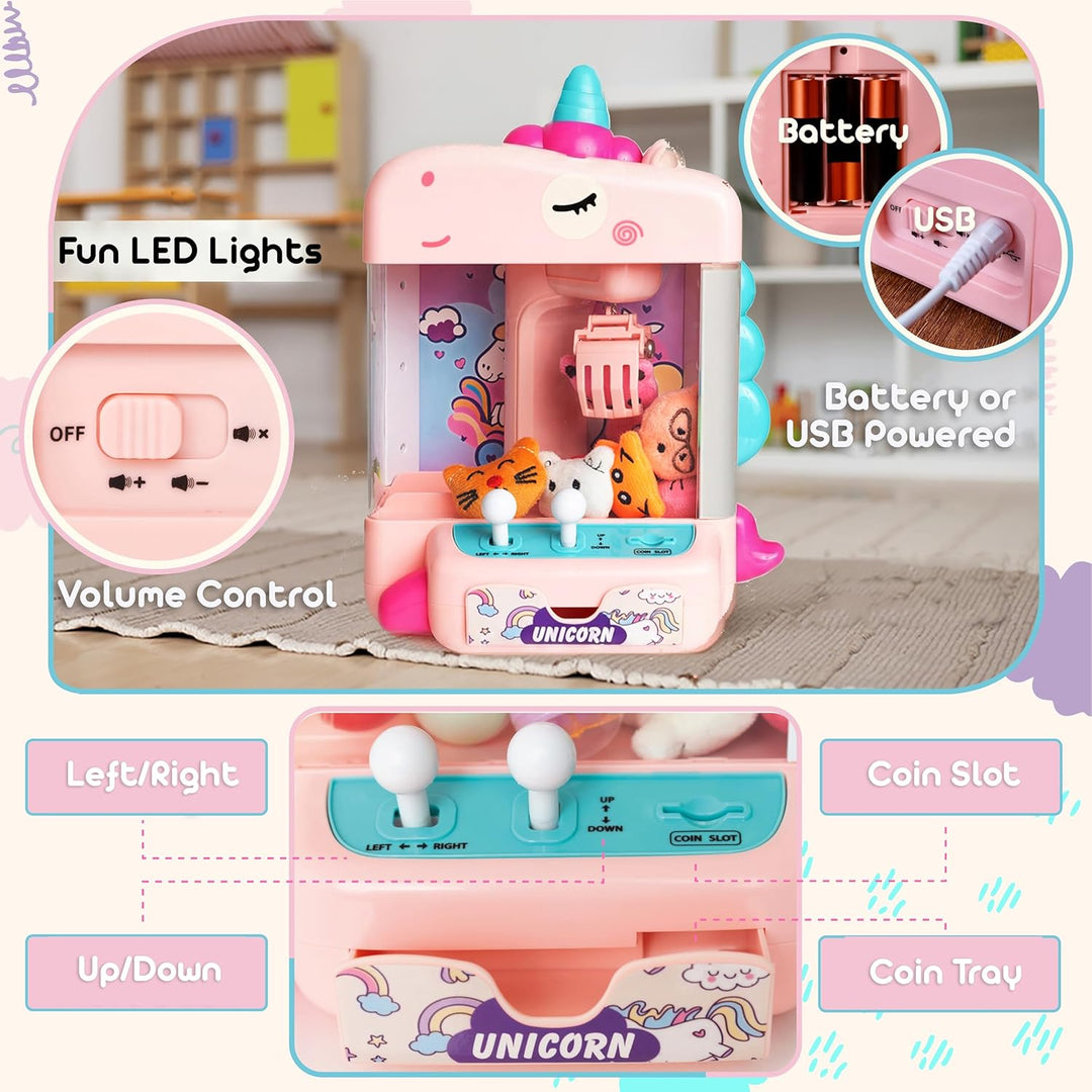 Máquina de garras para niños, mini juego de arcade, máquina expende...