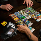 UAONO Caja de cartas para MTG Commander, se adapta a 100 tarjetas de doble