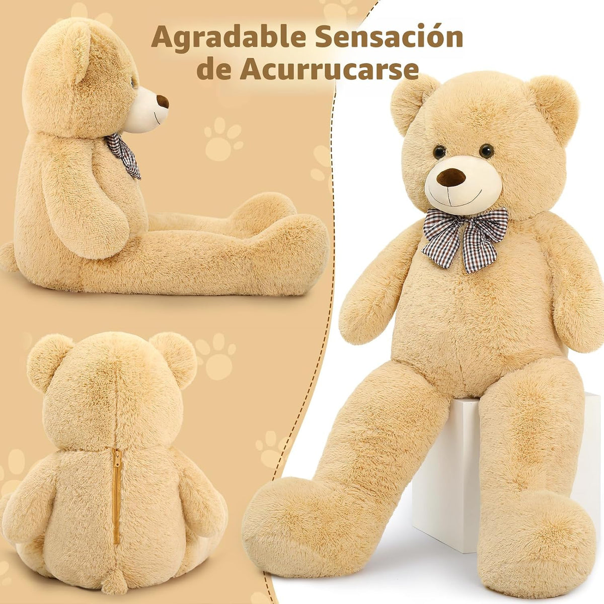 MaoGoLan 47 Inch Giant Teddy Bear, Big Stuffed Animal Plush Toy Gift