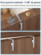 JARLINK Organizador sobre la puerta para dormitorio, despensa, baño