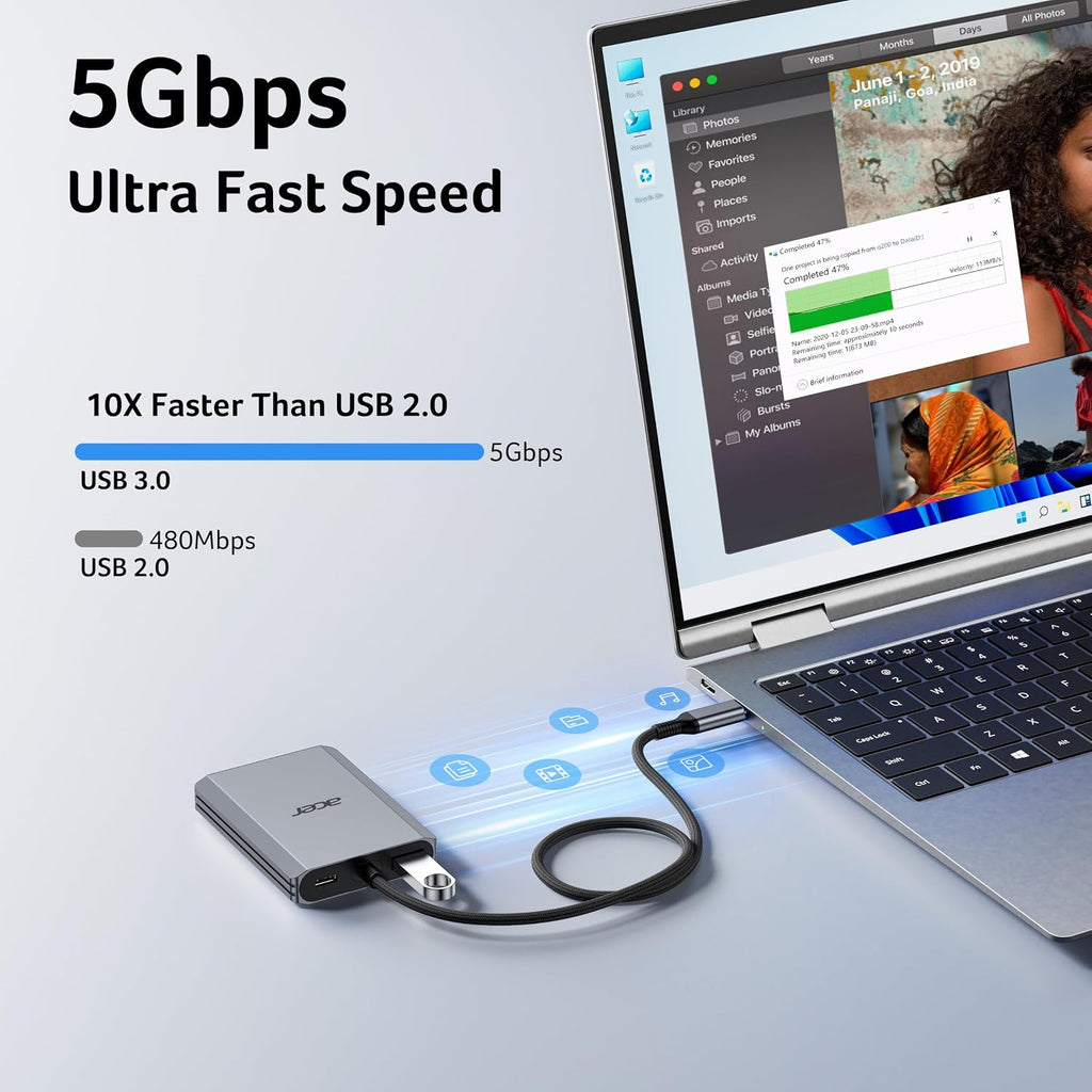 Acer, ODK540, hub USB