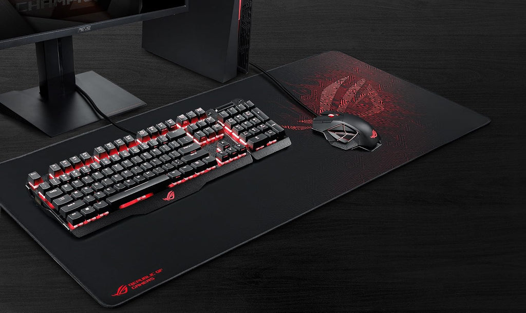 ASUS Alfombrilla de mouse ROG para juegos, extra grande