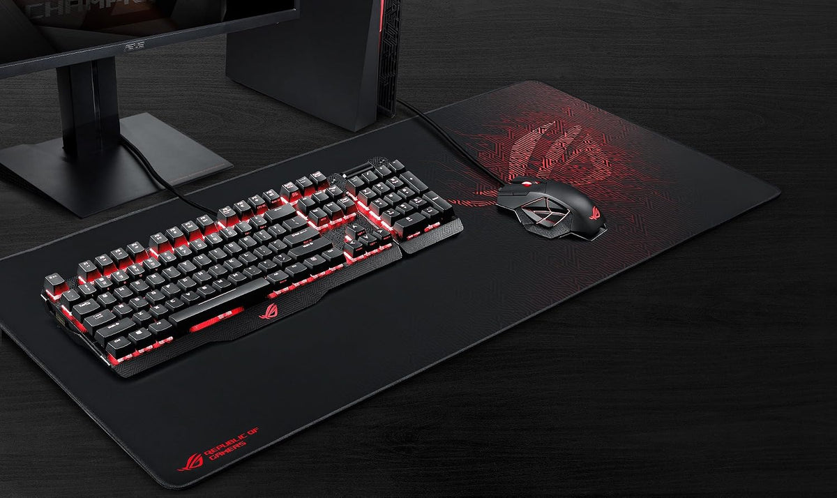 ASUS Alfombrilla de mouse ROG para juegos, extra grande