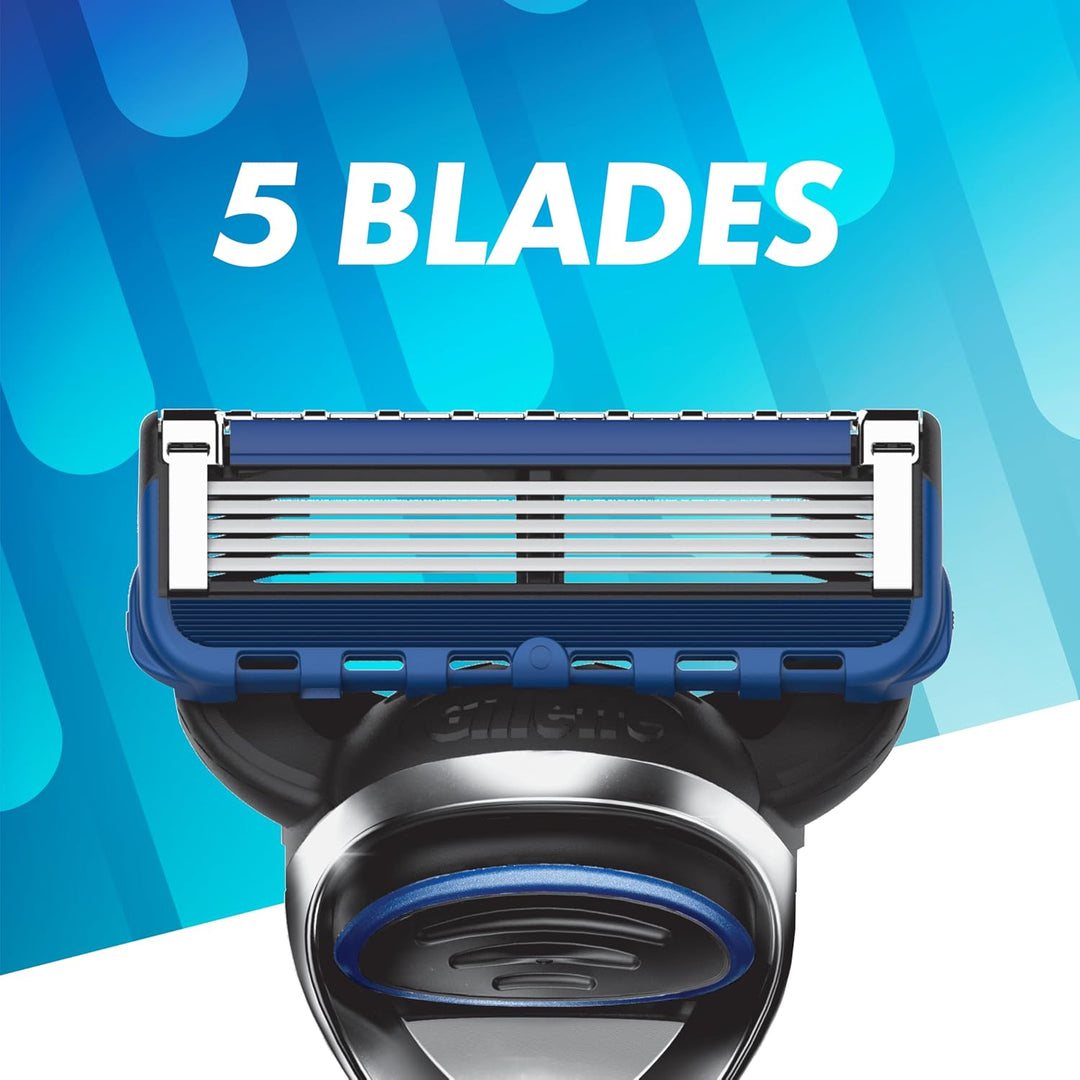 Gillette 5 repuestos de cuchillas de afeitar de 5 cuchillas para ho...