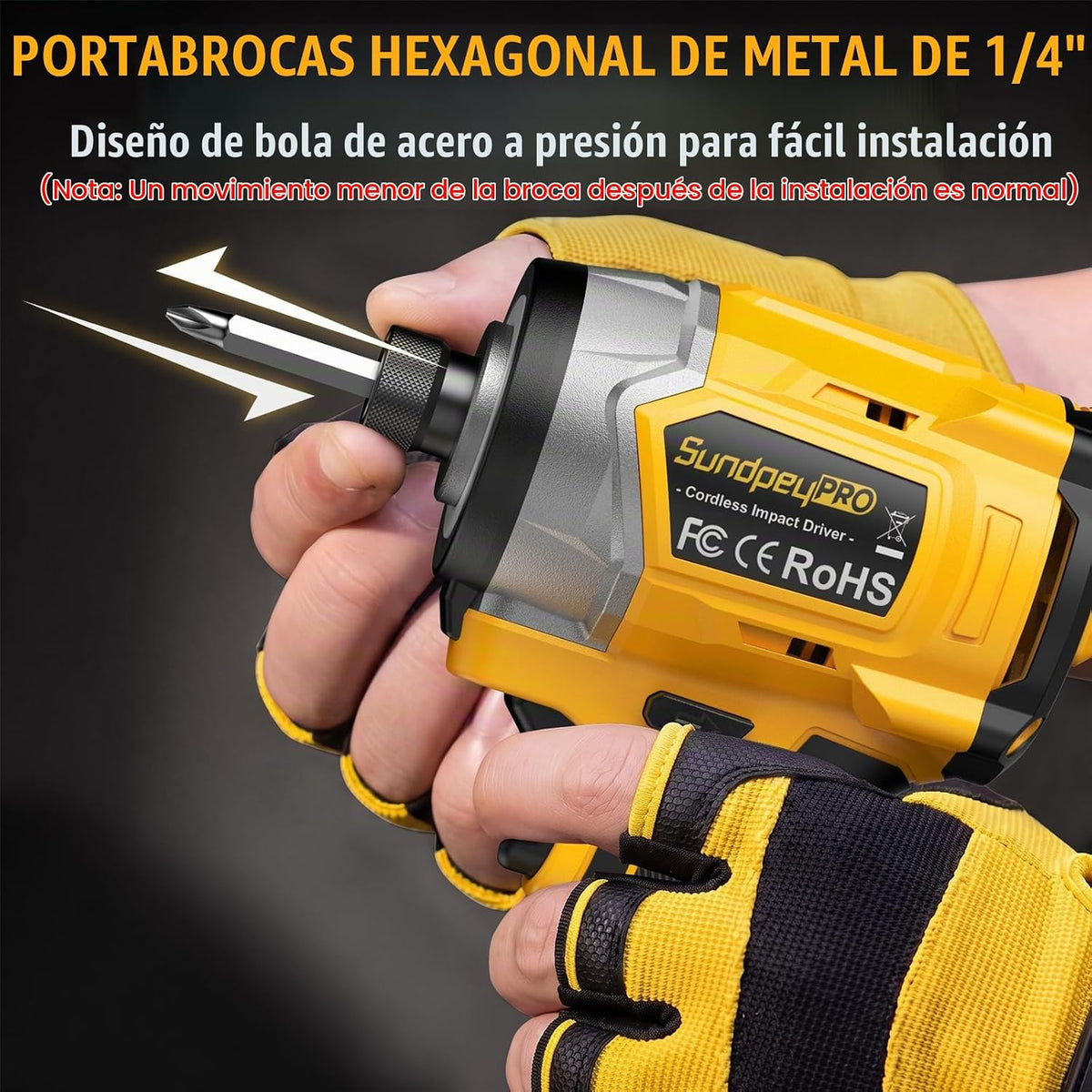 2832 In-lbs Juego de destornilladores de impacto de potencia