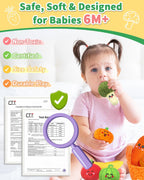 Juguetes Montessori para niño de 1 año, juguetes sensoriales para bebés, 16