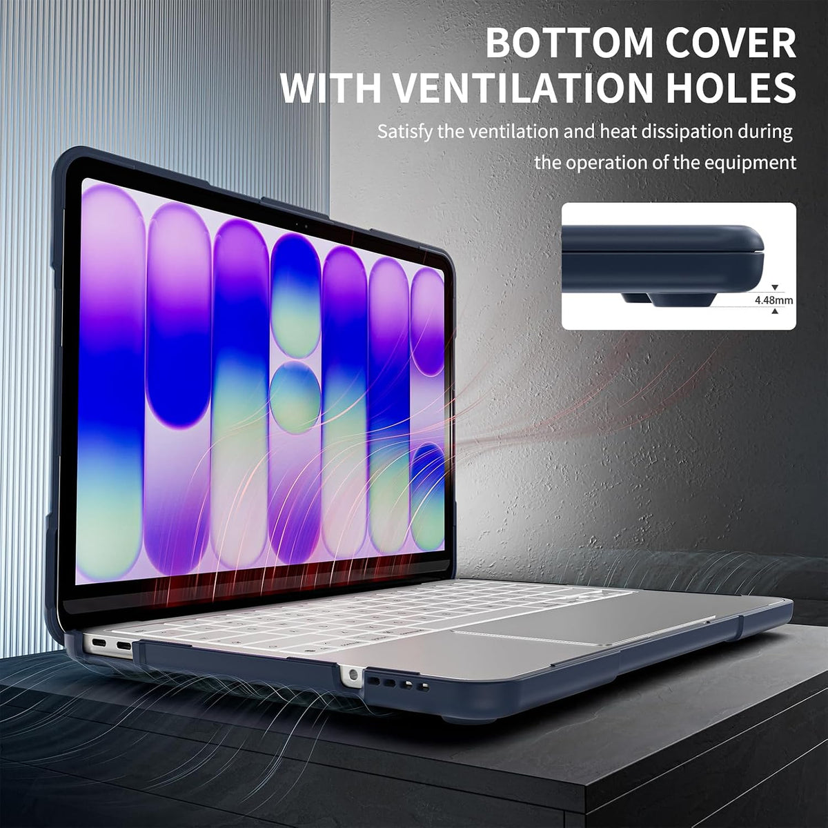 Batianda Funda resistente para MacBook Neo de 13 pulgadas, versión...