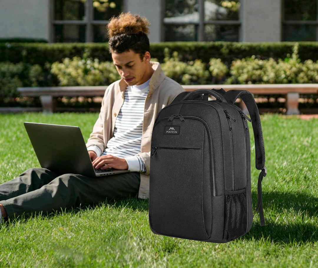 MATEIN Mochila de viaje extra grande, compatible con TSA, de 18.4 p...