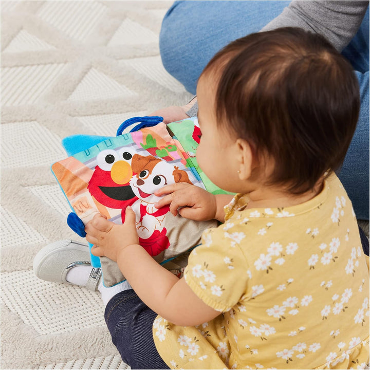 GUND Sesame Street Furry Friends Forever Soft Book, juguete sensori...